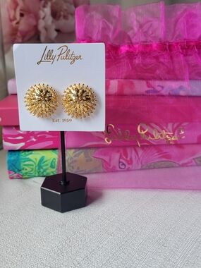 Lilly Pulitzer Summer Shoreline Earrings with Branded Dust Bag